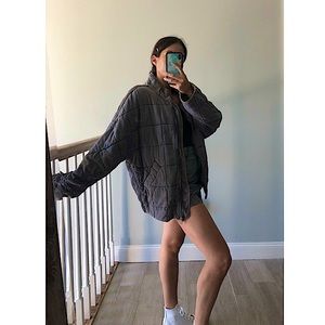 Quilted & oversized Free People jacket ❄️